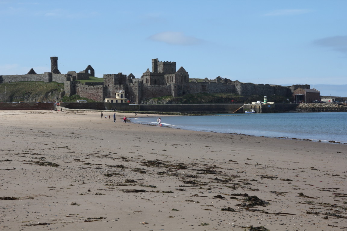 Peel Beach and Castle, Isle of Man